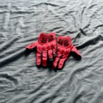 Bomber gloves red - Image 1
