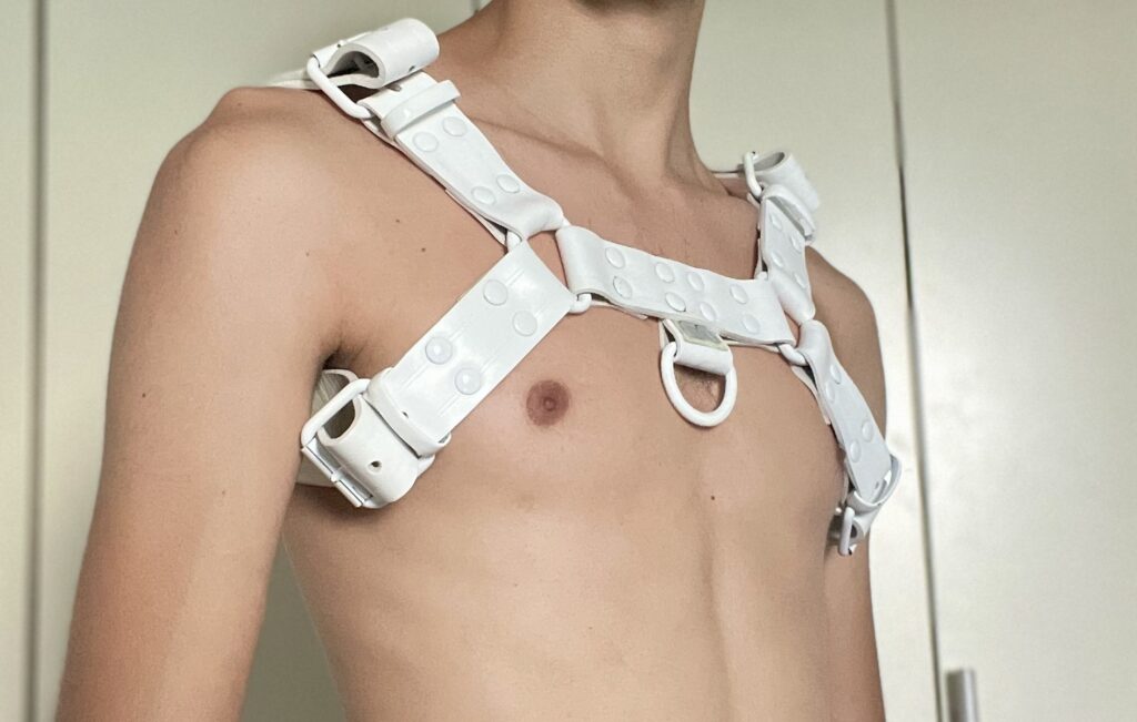 Leather Bulldog Harness