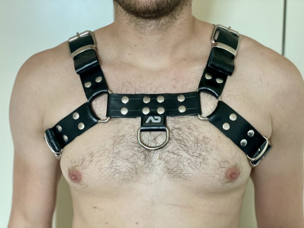 Leather Bulldog Harness