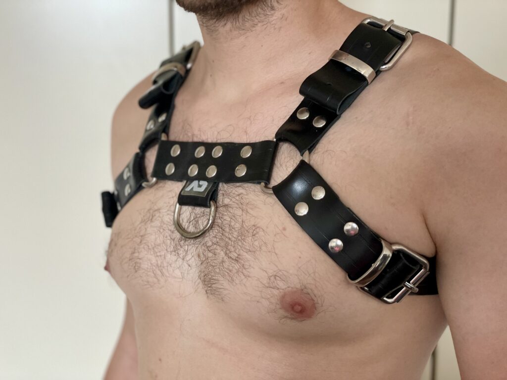 Leather Bulldog Harness