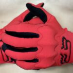Bomber gloves red - Image 2
