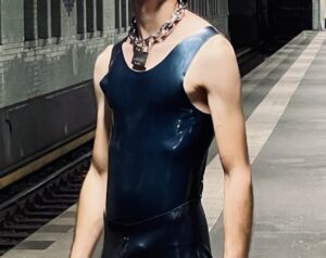 Tanktop, blue metallic